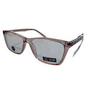 Life Is Good Beckett Blue Light Blocking Glasses Blush +0.00 With Bag Read Pink